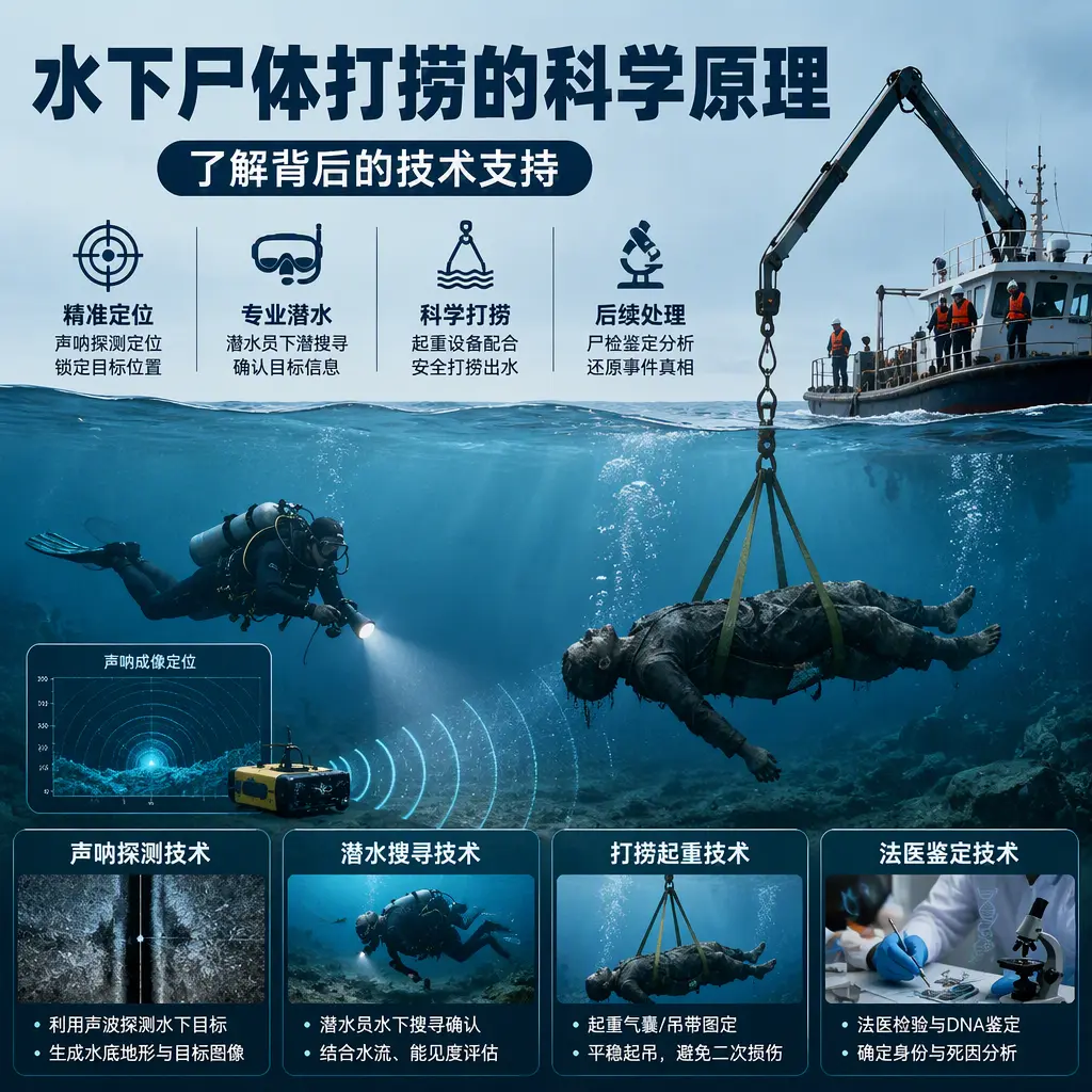 海北水下尸体打捞的科学原理,了解背后的技术支持